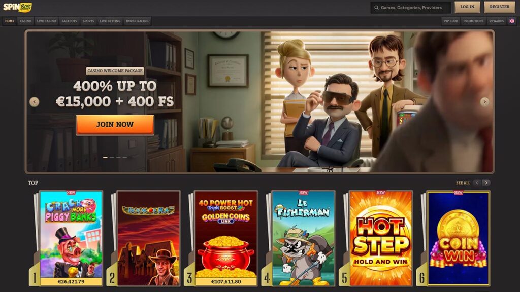 homepage van beste goksite van spinboss casino